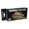 AK Interactive RCS124 German Afrika Korps Colors 1941-1943 6x17ml